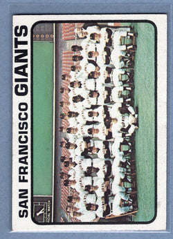 1973 Topps #434 San Francisco Giants Team  EX  GO501