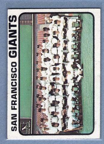 1973 Topps #434 San Francisco Giants Team  EX  GO501