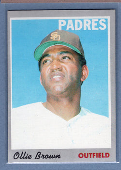 1970 Topps #130 Ollie Brown  EX-MT  GO680