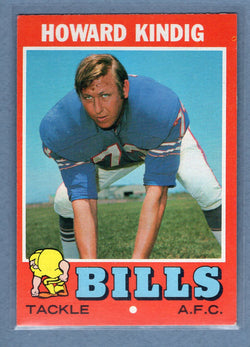 1971 Topps #33 Howard Kindig (d) EX-MT  GO600