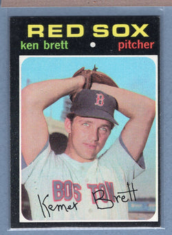1971 Topps #89 Ken Brett  (a) EX  GO550