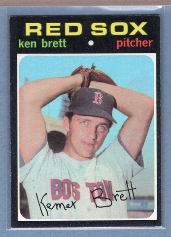 1971 Topps #89 Ken Brett  (b) EX-MT  GO550