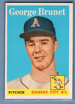 1958 Topps #139 George Brunet(1) EX   GO67B