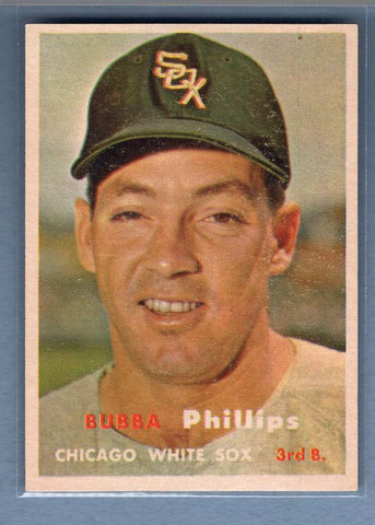 1957 Topps #395 Bubba Phillips NM  GO87