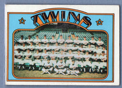 1972  Topps #156 Twins Team Ex-Nm