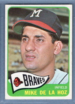 1965 Topps #182 Mike de la Hoz EX  GO320