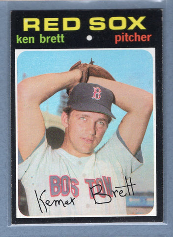 1971 Topps #89 Ken Brett  (c) EX-MT  GO550