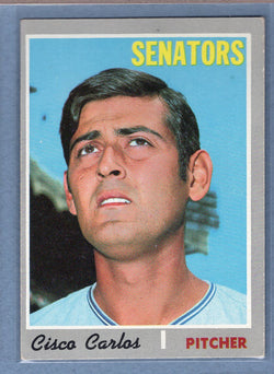 1970 Topps #487 Cisco Carlos  EX  GO695