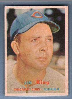 1957 Topps #186 Jim King EX   GO65
