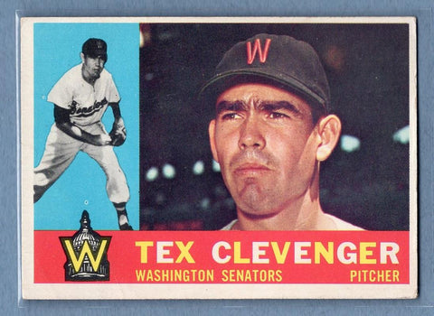 1960 Topps #392 Tex Clevenger(c) EX   GO550