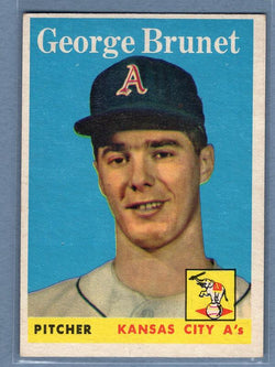 1958 Topps #139 George Brunet(2) EX   GO67B