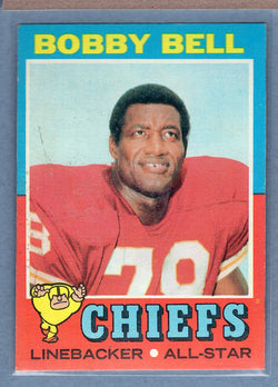 1971 Topps #35 Bobby Bell (HOF) (st) (a) VG  GO600