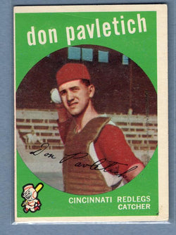 1959 Topps #494 Don Pavletich VG-EX    Set Break A