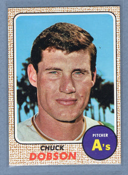 1968 Topps #62 Chuck Dobson EX-MT  GO123