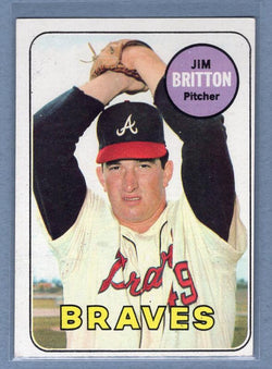 1969 Topps #154 Jim Britton EX   GO319