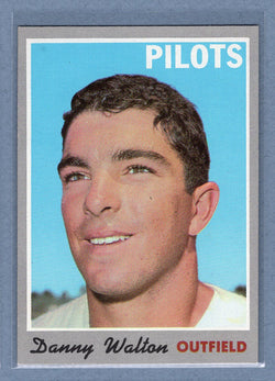 1970 Topps #134 Danny Walton  EX-MT  GO680