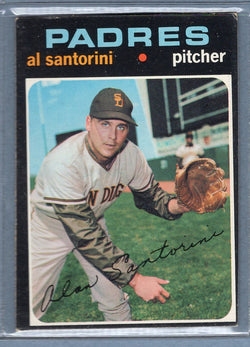 1971 Topps #467 Al Santorini  EX  SB1