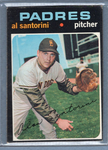1971 Topps #467 Al Santorini  EX  SB1