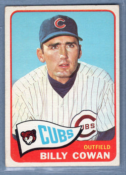 1965 Topps #186 Billy Cowan VG-EX  GO320