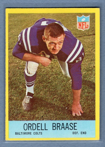 1967 Philadelphia #16 Ordell Braase EX  GO110