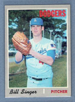1970 Topps #490 Bill Singer  EX  GO695