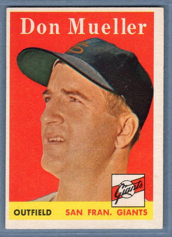 1958 Topps #253 Don Mueller EX  GO401