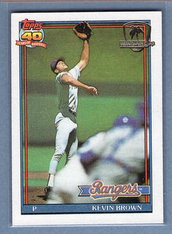 1991 Topps Desert Shield #584 Kevin Brown  NM  GO625