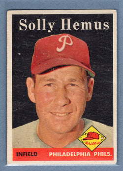 1958 Topps #207 Solly Hemus (d) G-VG  GO501