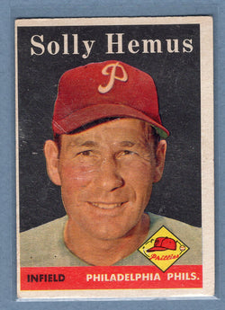 1958 Topps #207 Solly Hemus (st) (e) G-VG  GO501