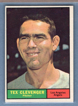 1961 Topps #291 Tex Clevenger EX   GO195