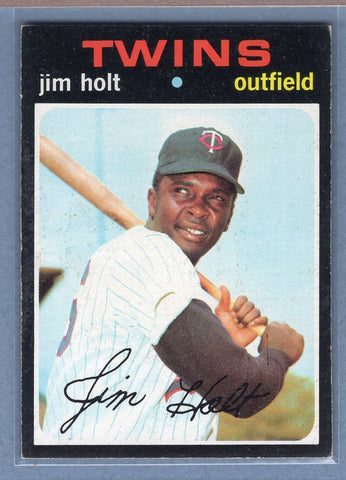 1971 Topps #7 Jim Holt (b) EX  GO950