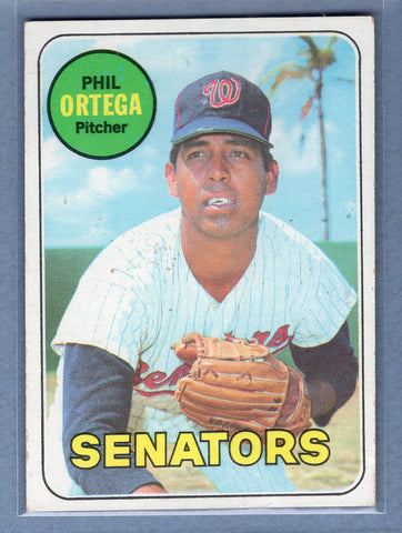 1969 Topps #406 Phil Ortega (st) (b) VG  GO602