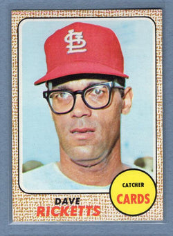 1968 Topps #46 Dave Ricketts(b) EX  GO250