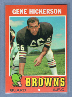 1971 Topps #36 Gene Hickerson (HOF) (c) EX-MT  GO600