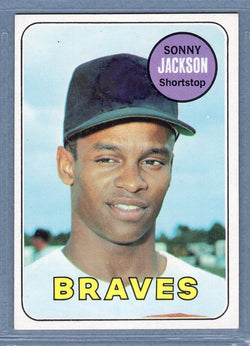 1969 Topps #53 Sonny Jackson EX-MT  GO661