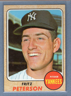 1968 Topps #246 Fritz Peterson (b)  EX-MT  GO550