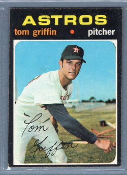 1971 Topps #471 Tom Griffin  EX  SB1