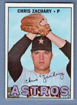 1967 Topps #212 Chris Zachary VG-EX G0416B