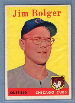 1958 Topps #201 Jim Bolger EX  GO67B