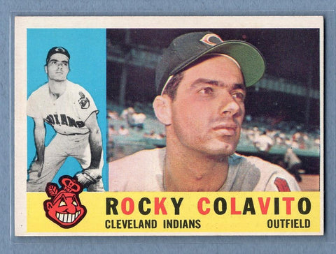 1960 Topps #400 Rocky Colavito EX   GO550