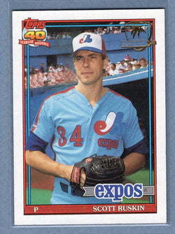 1991 Topps Desert Shield #589 Scott Ruskin  NM  GO625