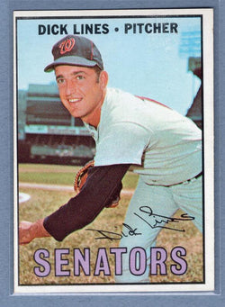 1967 Topps #273 Dick Lines EX  GO446