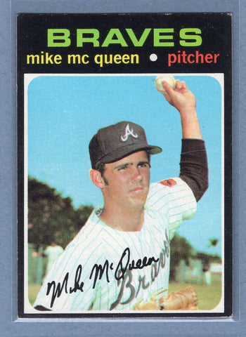1971 Topps #8 Mike McQueen (c) EX  GO950