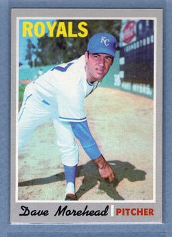 1970 Topps #495 Dave Morehead  EX  GO695