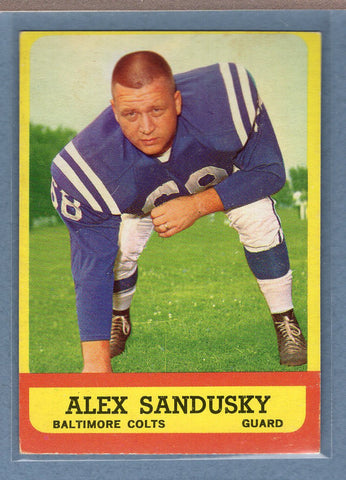 1963 Topps #6 Alex Sandusky (a) EX  GO801
