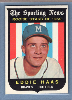 1959 Topps #126 Eddie Haas (b) EX-MT    GO177