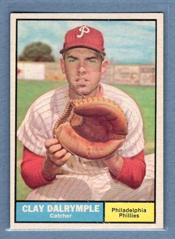 1961 Topps #299 Clay Dairymple EX   GO195