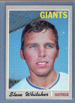 1970 Topps #496 Steve Whitaker  EX  GO695