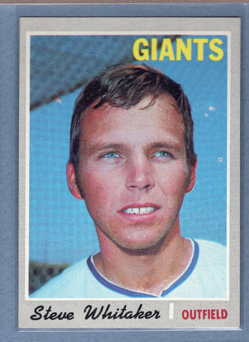 1970 Topps #496 Steve Whitaker  EX  GO695