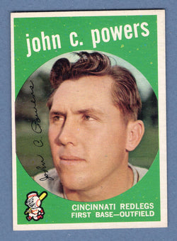 1959 Topps #489 John C. Powers EX-MT  GO160